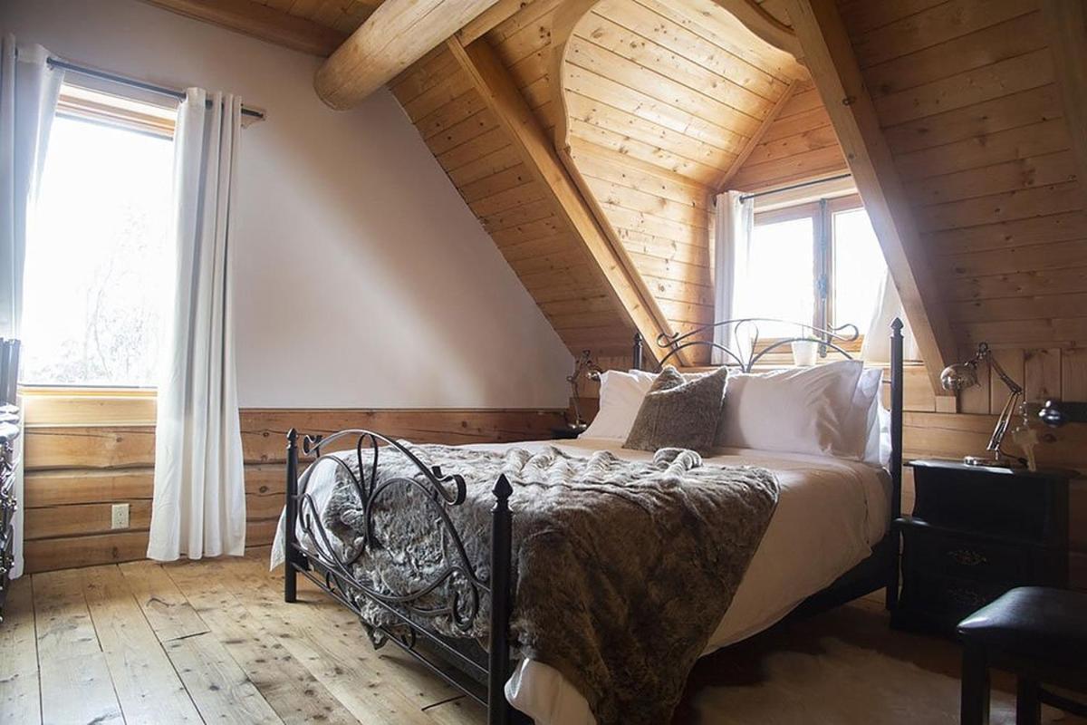 Hebergement "La Maison En Bois Rond" Sainte-Marie Exterior foto