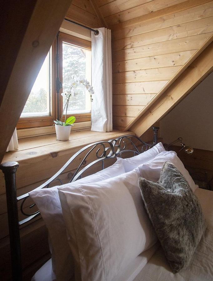 Hebergement "La Maison En Bois Rond" Sainte-Marie Exterior foto