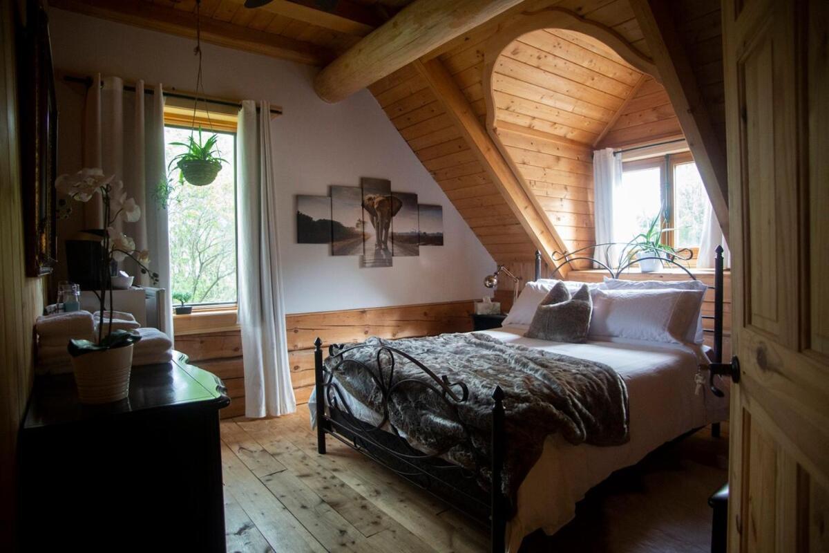 Hebergement "La Maison En Bois Rond" Sainte-Marie Zimmer foto